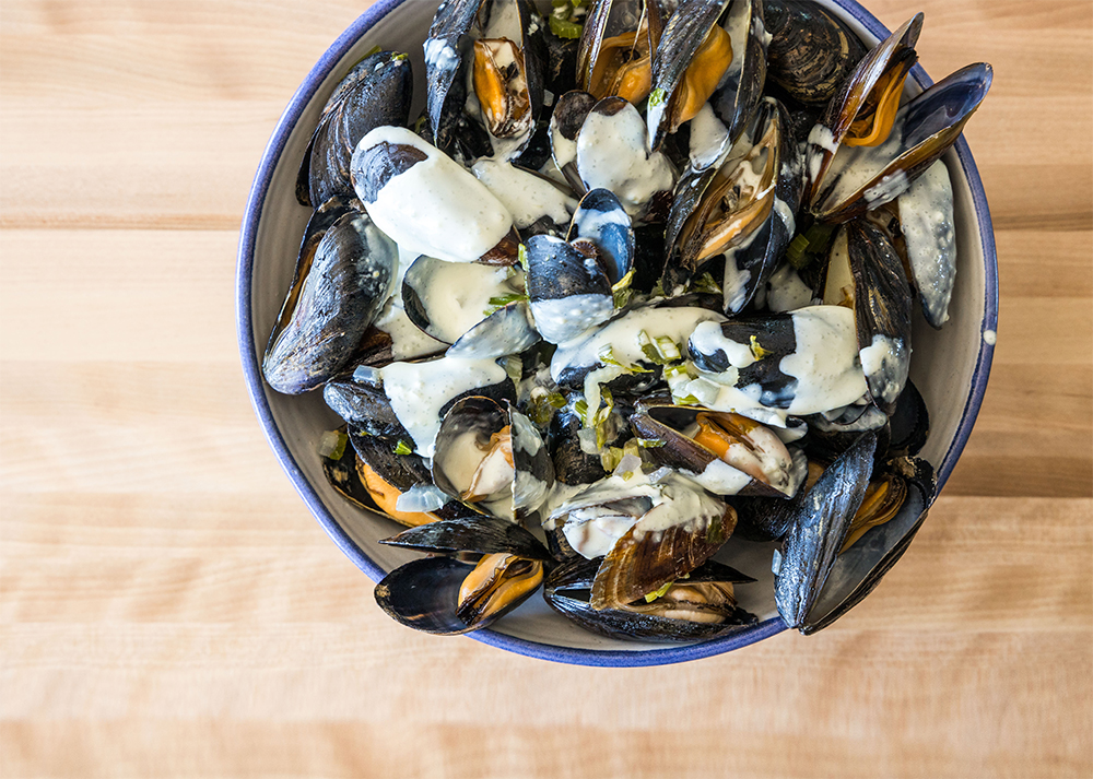 Cuisson des moules à la vapeur – Moules de culture des Îles